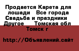 Продается Карета для лошади - Все города Свадьба и праздники » Другое   . Томская обл.,Томск г.